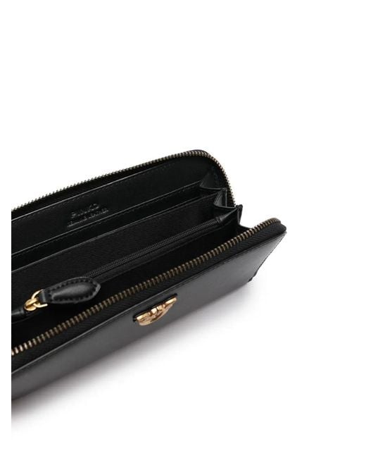 Pinko Black Logo-plaque 'ryder' Wallet