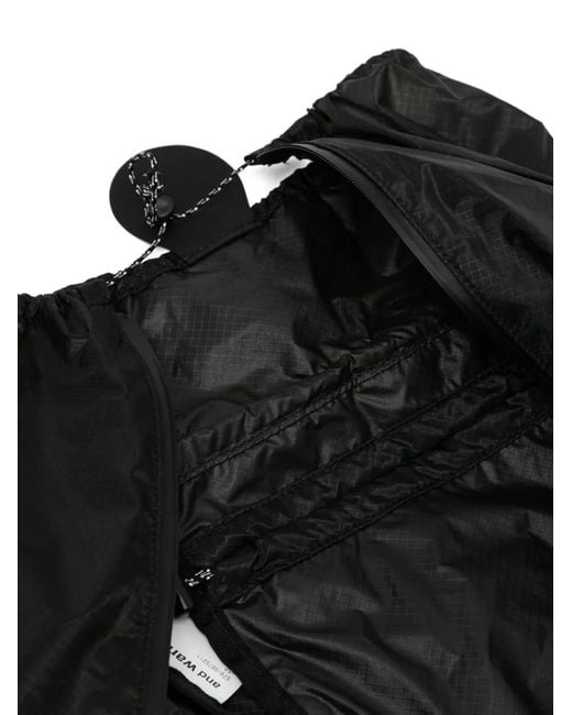 And Wander Black Sil Backpack