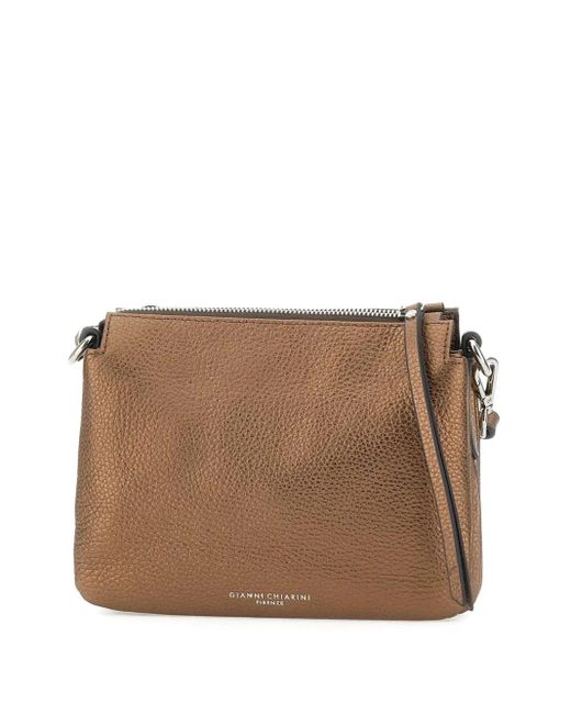 Gianni Chiarini Brown Leather Cross Body Bag