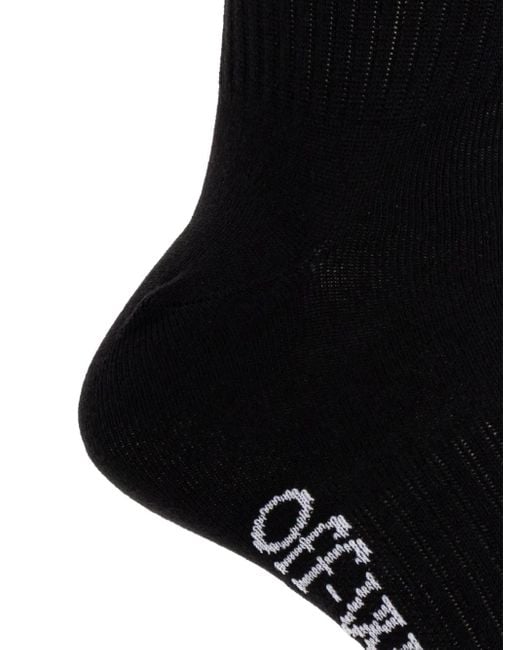 メンズ Off-White c/o Virgil Abloh ロゴ靴下 Black