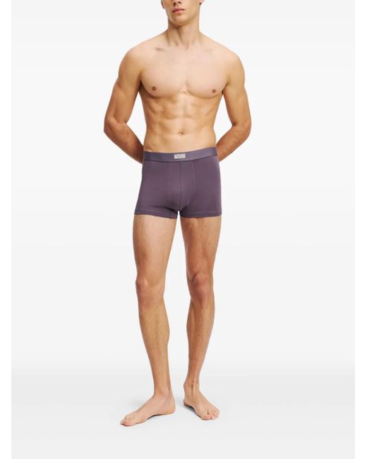 Boxer Con Applicazione (7 Pezzi) di Karl Lagerfeld in Purple da Uomo
