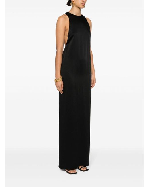 Saint Laurent Black Kleid mit Knotendetail