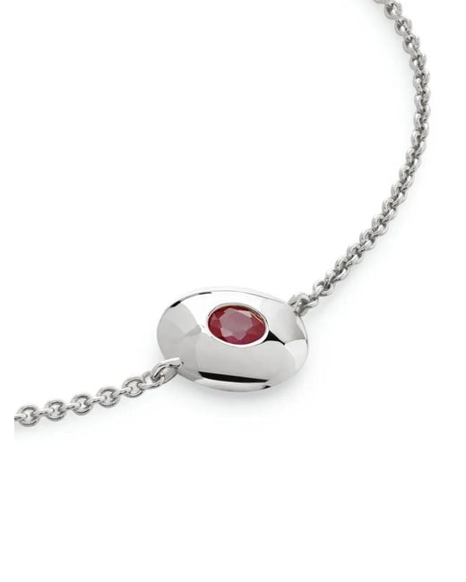 Monica Vinader White July Birthstone Bracelet