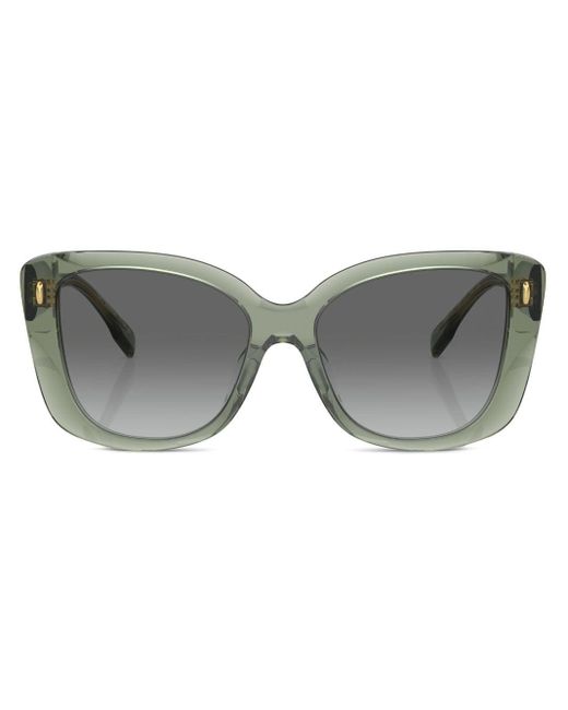 Tory Burch Gray Miller Oversized Cat-eye Sunglasses