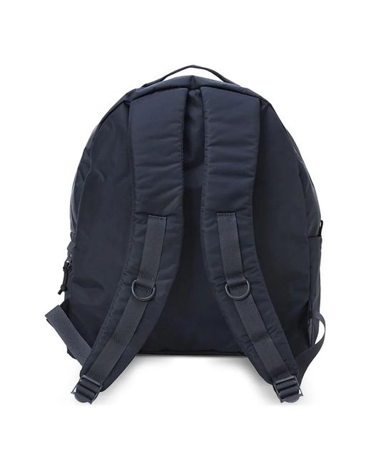 Porter-Yoshida and Co Blue Logo-Patch Backpack