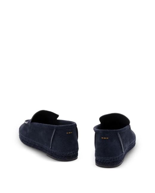 Castaner Blue Leather Espadrilles for men