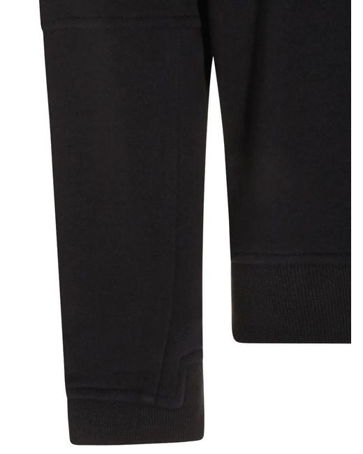 K-Way Black Nael Logo-Patch Sweater