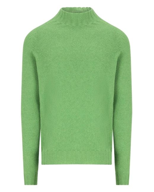 Pull En Cachemire À Col Montant Tagliatore pour homme en coloris Green