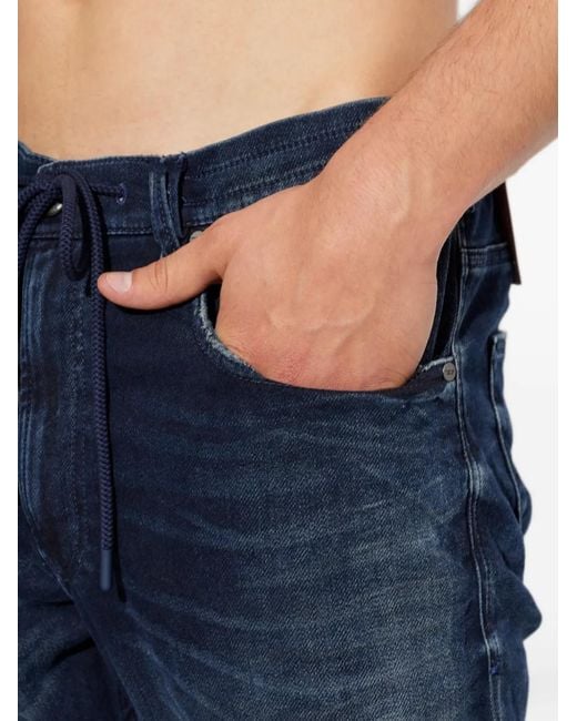 DIESEL Blue D-Krooley-B Jogg Jeans for men