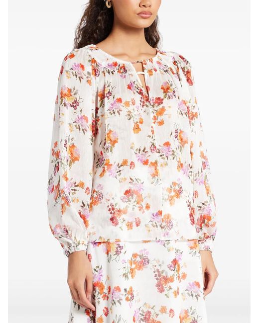 Aje. White Cyma Blouse