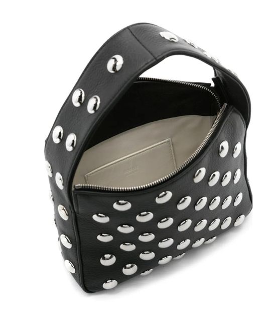 Khaite Black Small Elena Leather Tote Bag