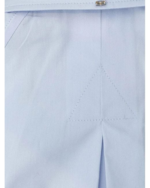 Sportmax Blue Ovest Button-Fastening Shirt