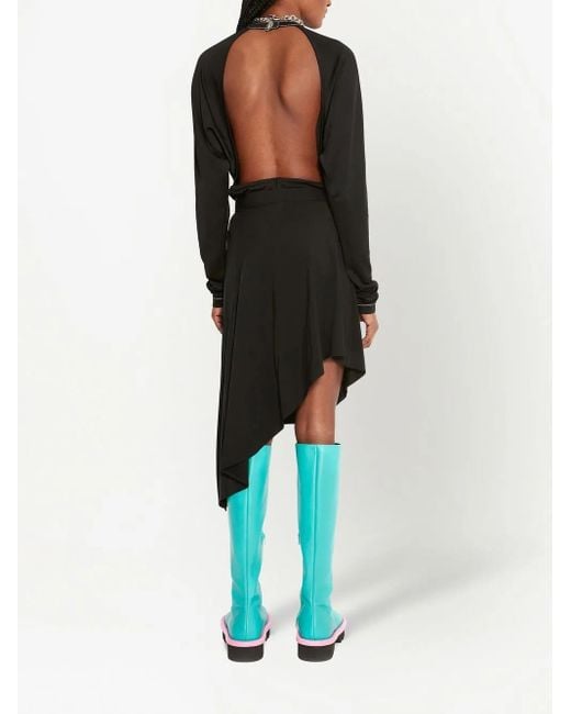 J.W. Anderson Black Open-Back Long-Sleeve Top