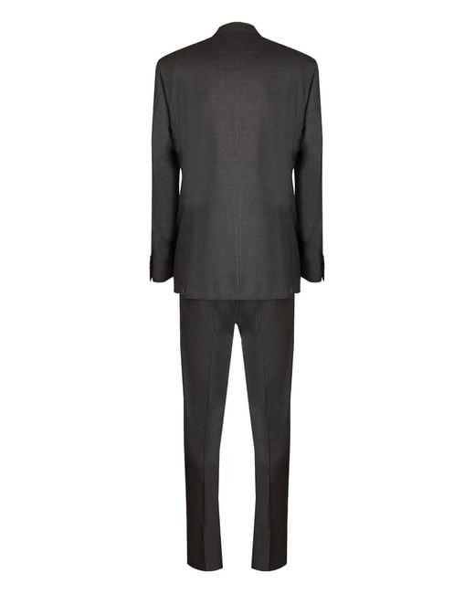 Corneliani Black Two-Button Suit for men