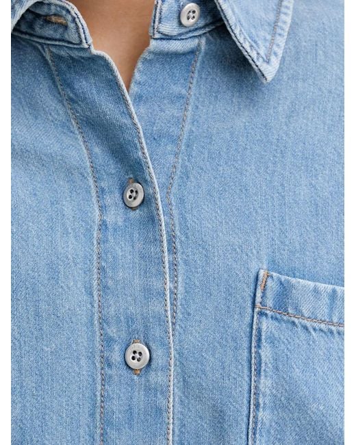 Rag & Bone Blue Patch-Pocket Shirt