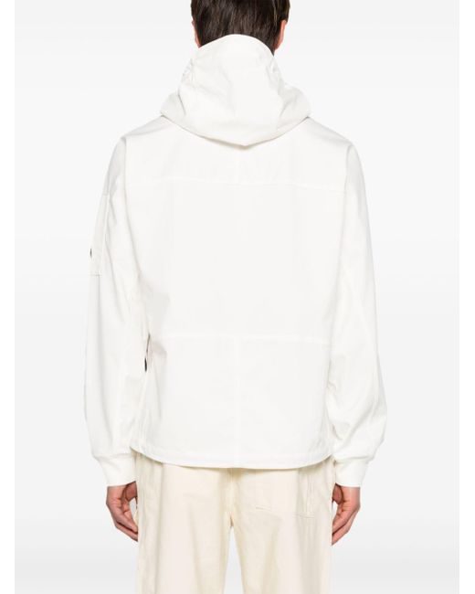 Veste à capuche C P Company pour homme en coloris White