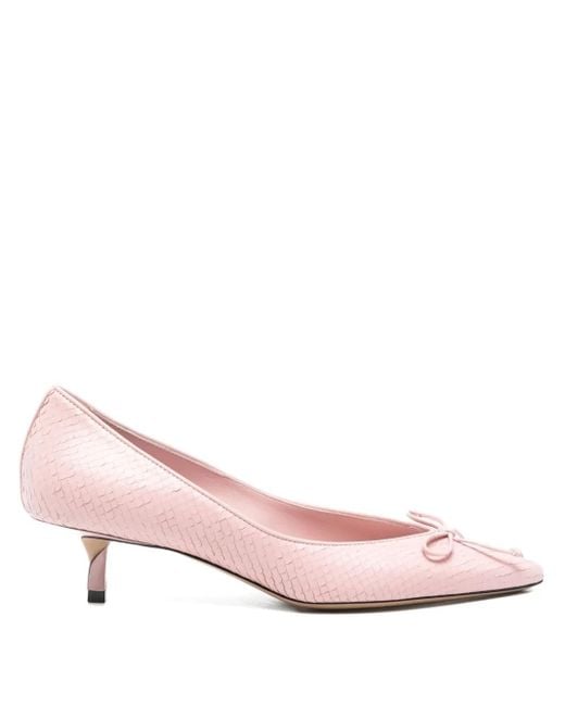 Jacquemus Pink 45Mm Tourni Pumps