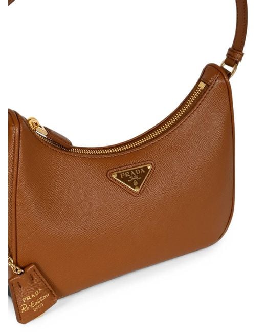 Borsa Re-Edition 2005 di Prada in Brown