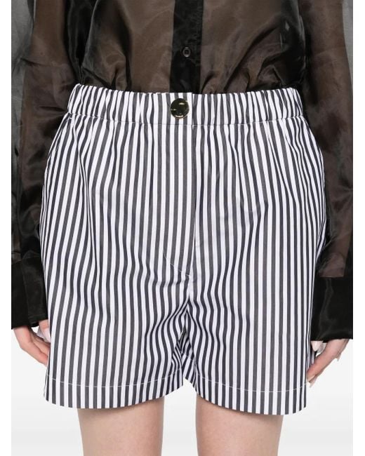 ショーツ SPORTMAX STRIPED COTTON SHORTS Sportmax Striped cotton shorts available on Tessabit Luxury