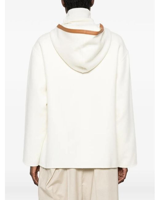Max Mara White Veste À Capuche
