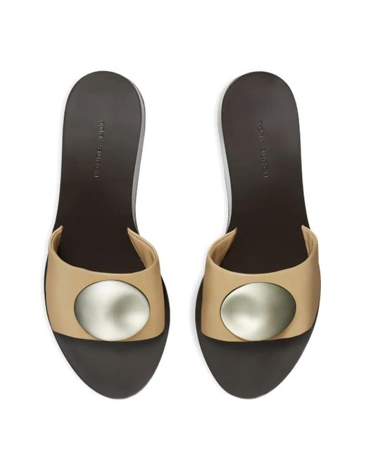 Tory Burch Natural 40Mm Patos Sandals