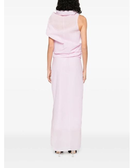 Khaite Pink Jeanty Maxikleid