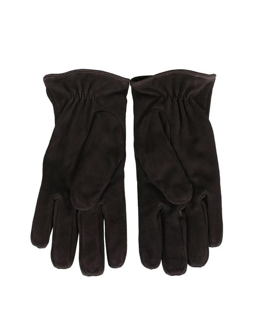Lardini Black Gants À Volants for men