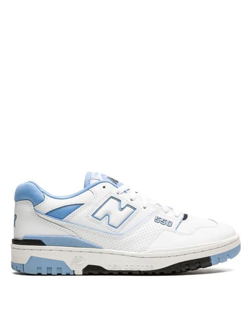 New Balance White 550 /Carolina" Sneakers