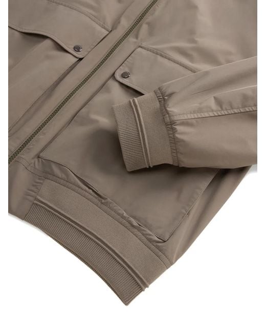 Woolrich Brown Wesley Bomber Jacket for men