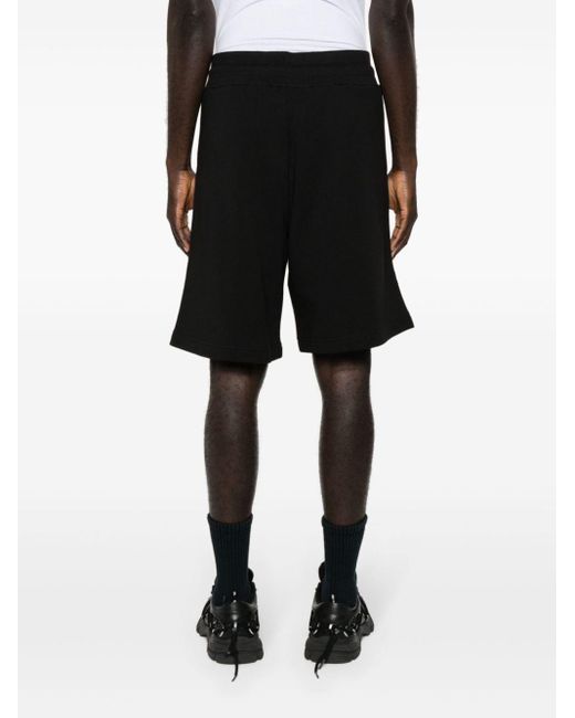 Versace Shorts Met Geborduurd Logo in het Black voor heren