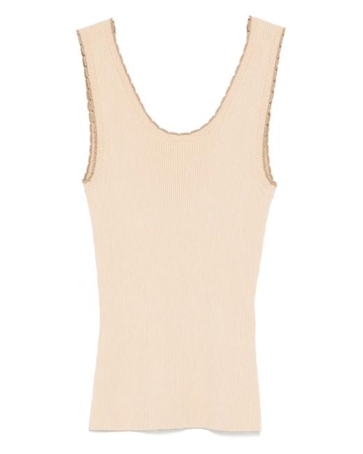 Zimmermann Ascension Scallop タンクトップ Natural