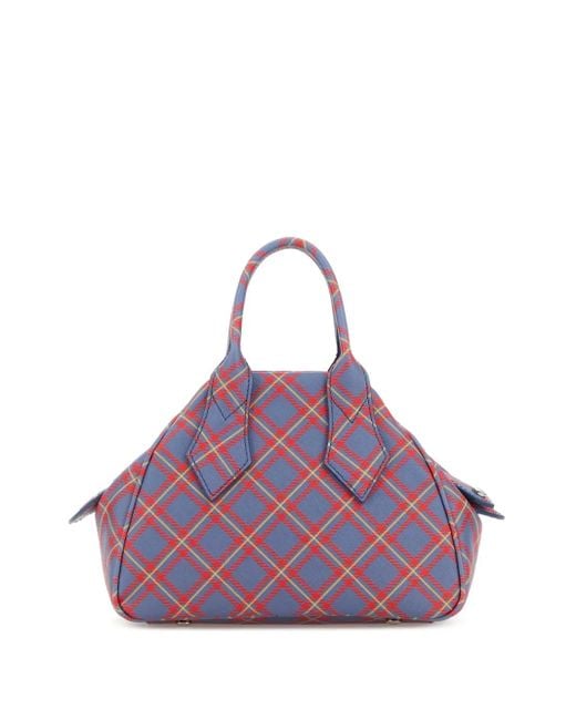 Vivienne Westwood Purple Small Yasmine Tote Bag