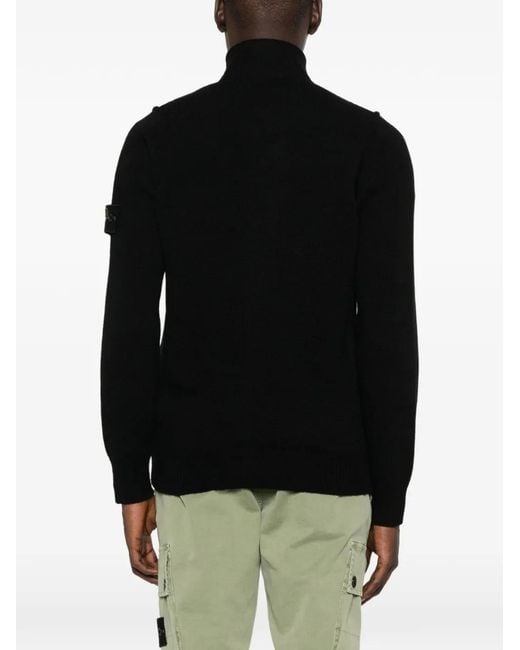 Maglione 5100047 di Stone Island in Black da Uomo