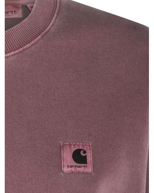 Sweat À Patch Logo Carhartt en coloris Purple