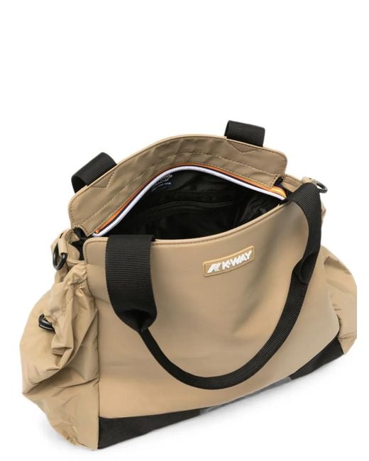 K-Way Natural Sac À Main Aisy À Fermeture Zippée