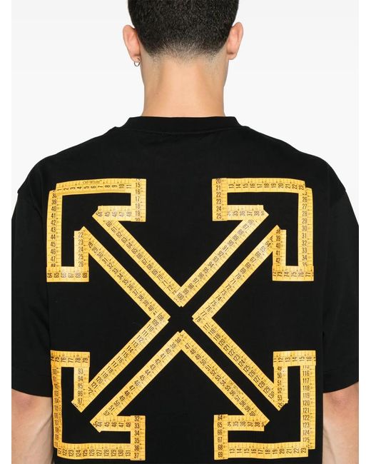 Off-White c/o Virgil Abloh Black Off Tape T-Shirt for men