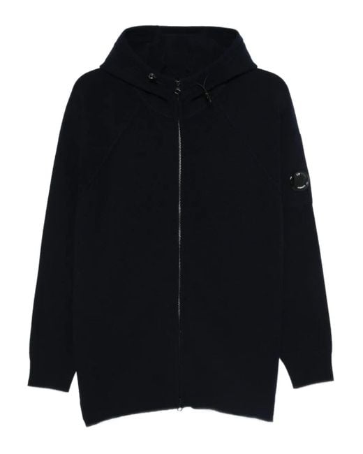 Chaqueta con capucha C P Company de hombre de color Blue