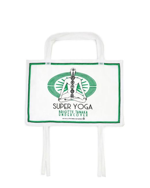 Undercover Green Graphic-Print Tote Bag