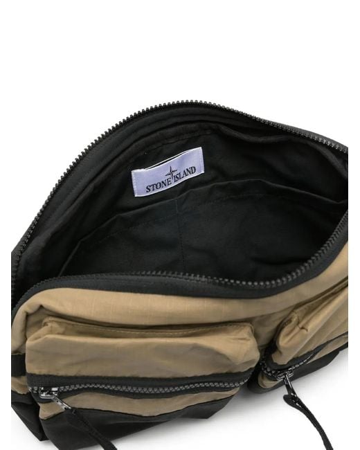 Stone Island Black Tracolla for men