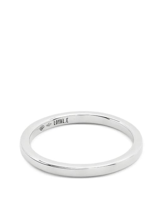 Loyal.e Paris White Absolue Ribbon Ring