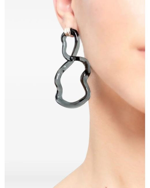 Salvárea Natural Interconexión L Glass Earrings