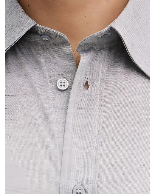 Sisley Gray Buttoned Shirt for men