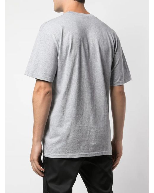 Supreme Gray Nasty Nas Print T-Shirt for men