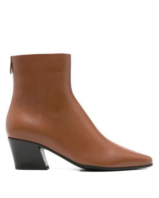 Giorgio Armani Brown 55Mm Pointed-Toe Boots