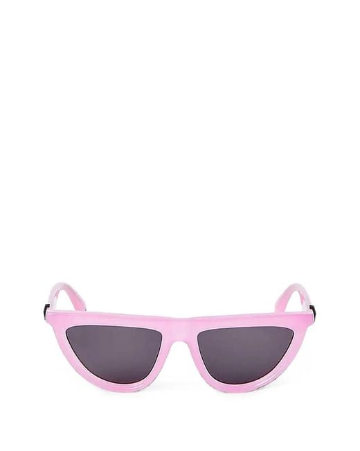 Off-White c/o Virgil Abloh Pink Jasper Cat-Eye Sunglasses