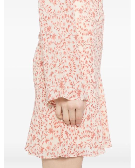 Reformation Pink Esra Dress