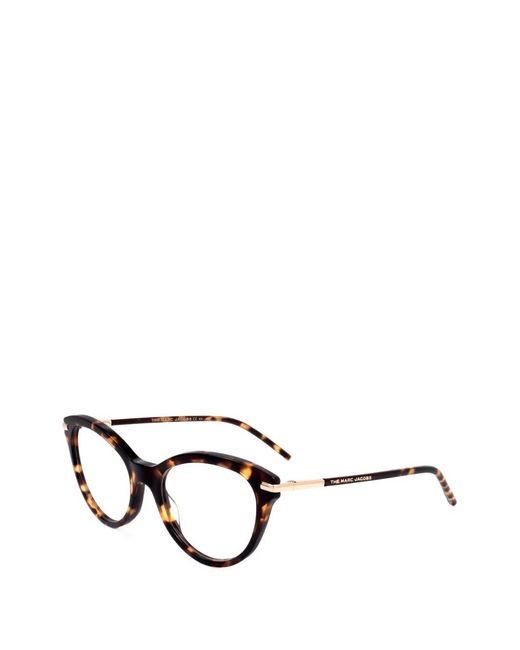 Marc Jacobs White Cat-Eye-Brille