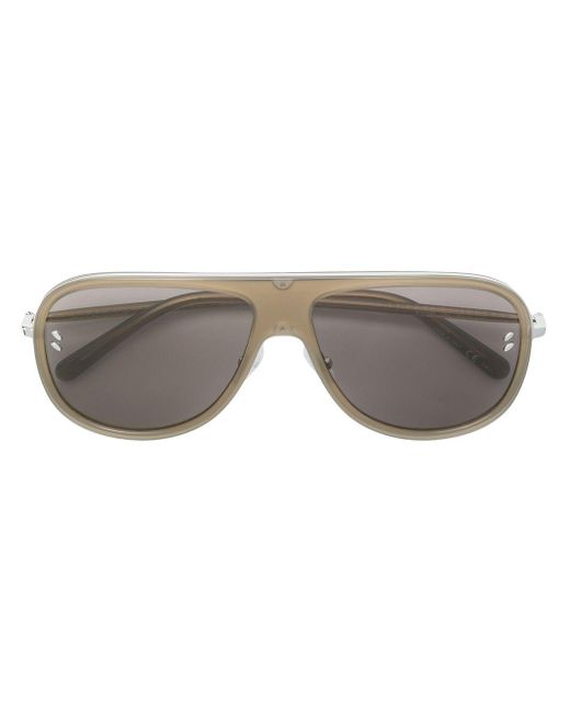 Aviator shaped sunglasses di Stella McCartney in Brown da Uomo