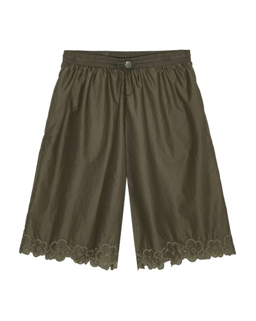 Shorts Arya Con Ricamo A Fiori di CECILIE BAHNSEN in Green