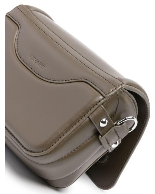 Mini sac à bandoulière Ransel en cuir Lemaire en coloris Gray